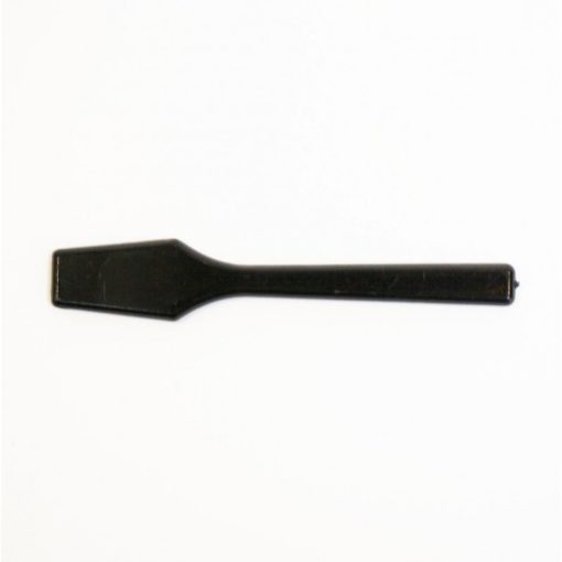 Black plastic straight head spatula