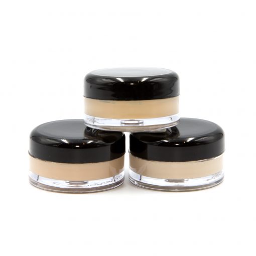 3ml round makeup sample jars